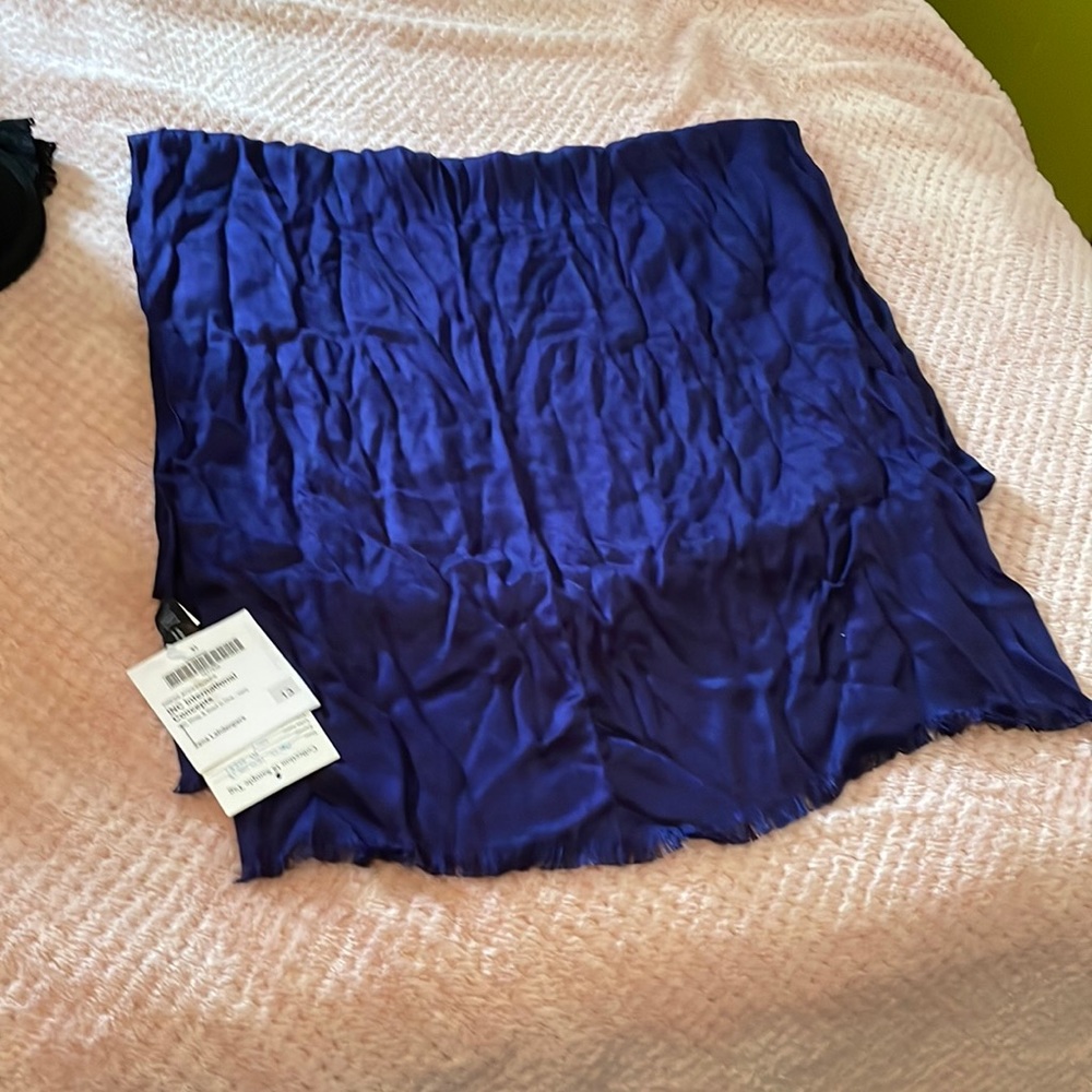 INC Navy Scarf NEVER WORN
